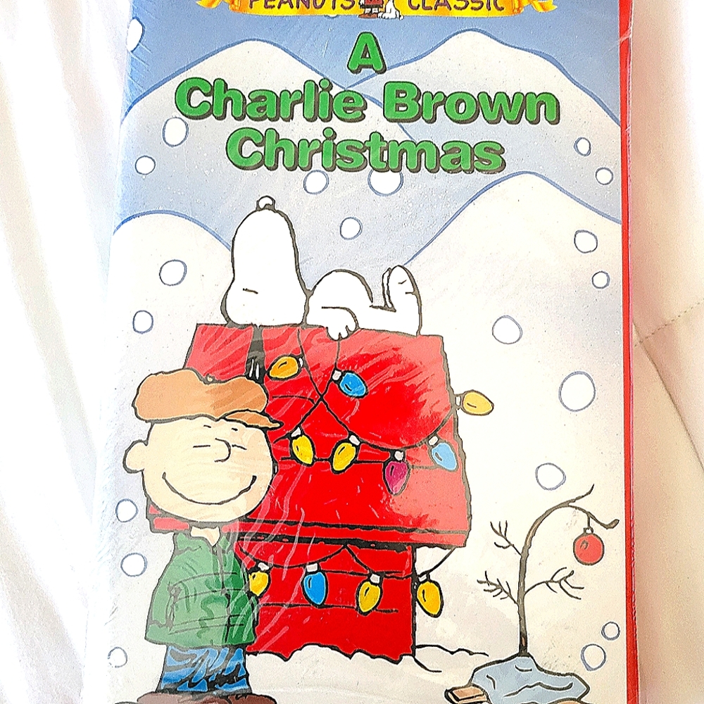 NEW Charlie Brown Christmas Vintage VHS tape